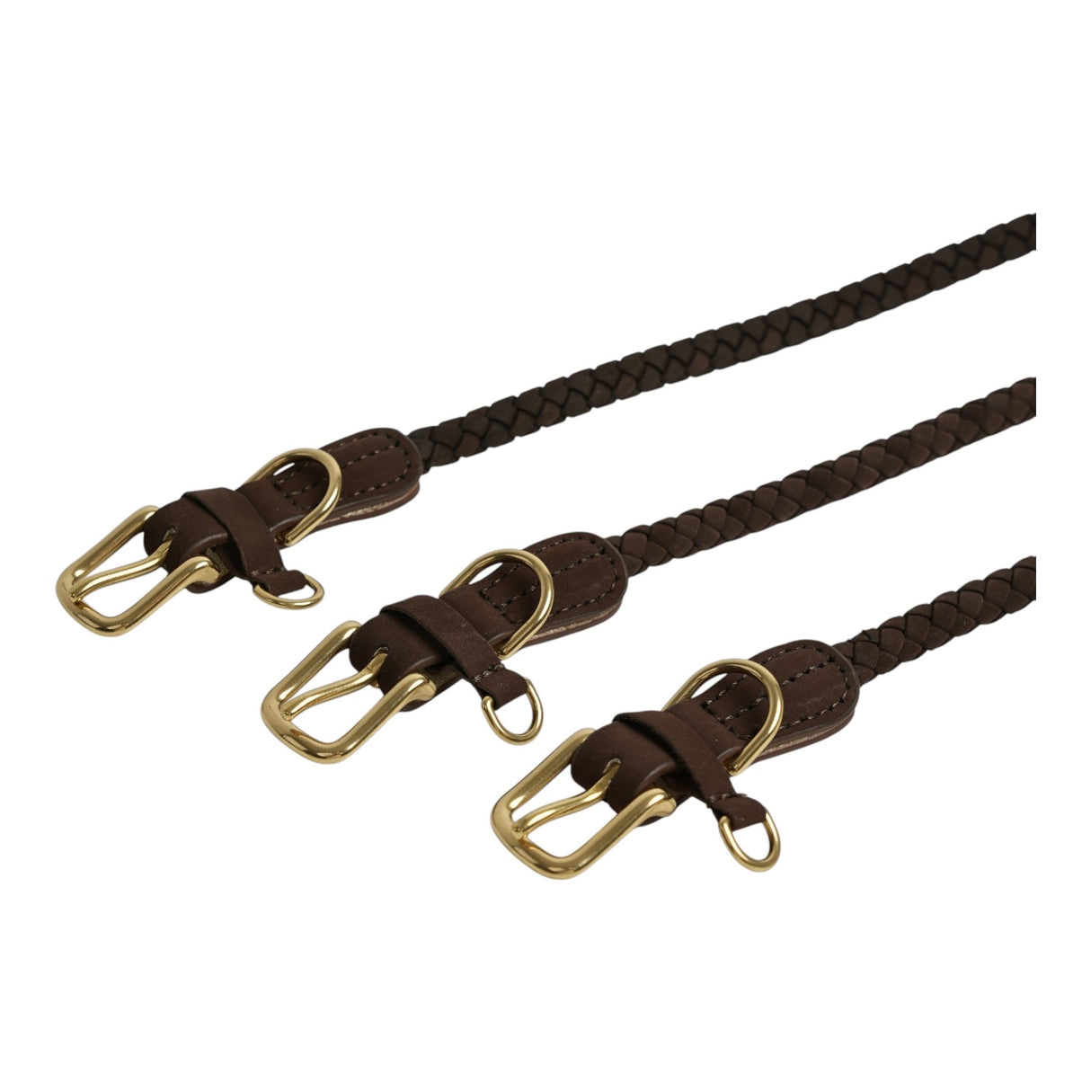 Staey Kaia Braided Dog Collar Dark Oak