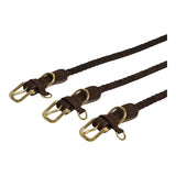 Staey Kaia Braided Dog Collar Dark Oak