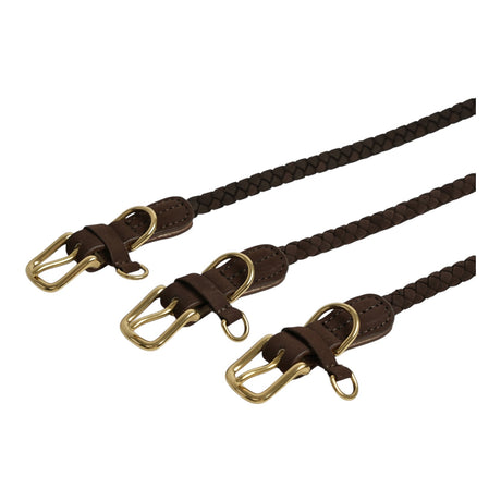 Staey Kaia Braided Dog Collar Dark Oak