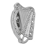 CastleKnock Designs Irish Harp Suit Pin - Silver