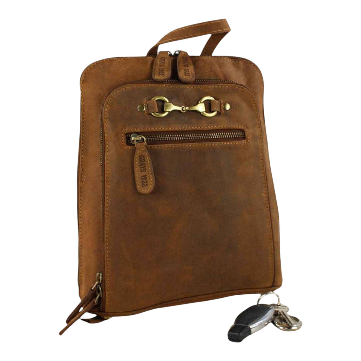 Grays 1922 Edith Rucksack with Snaffle - Hunter Leather