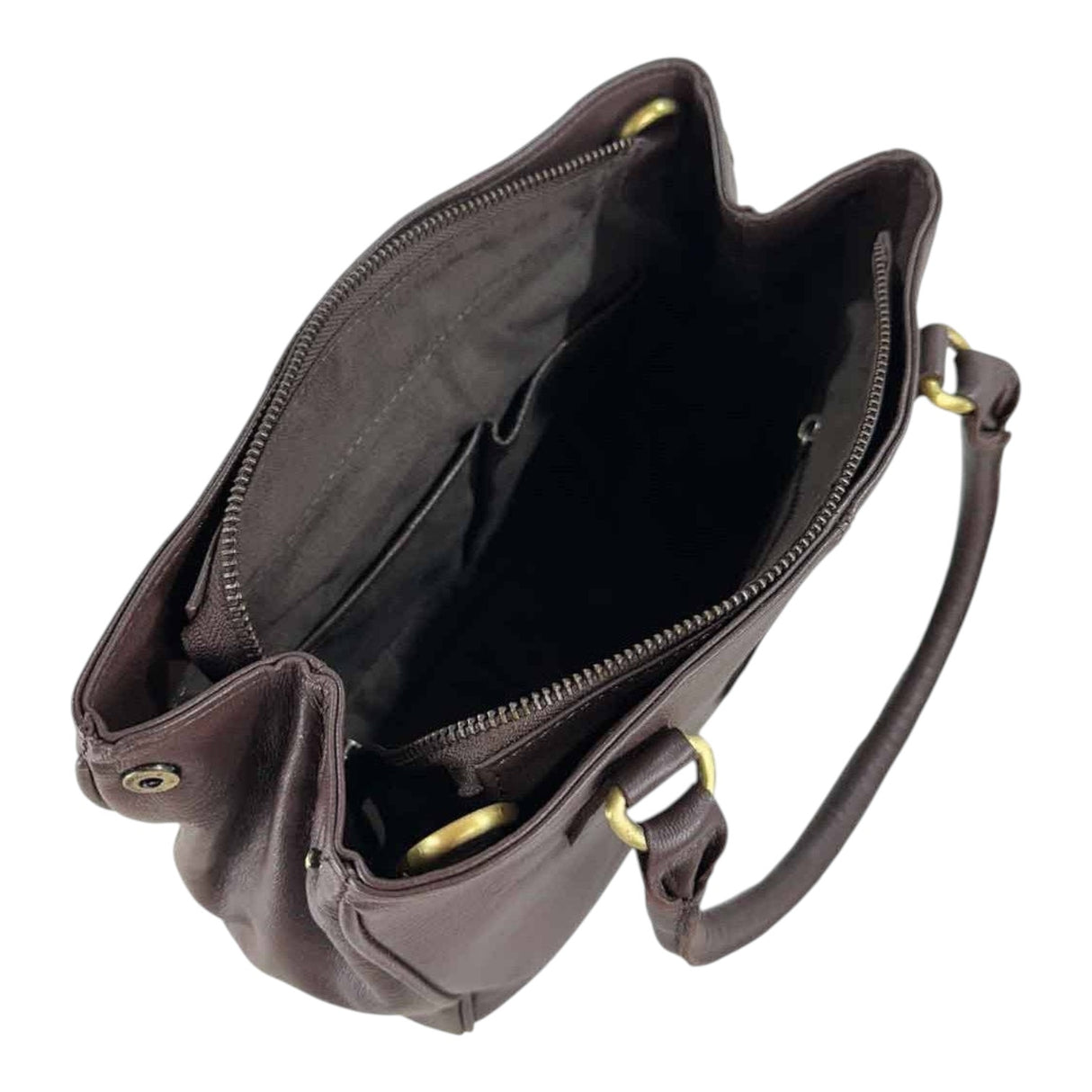 Grays 1922 Sadie Handbag with Snaffle - Brown Leather