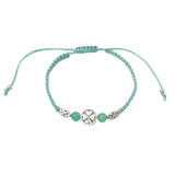 Celtic Ore Shamrock Jade Bracelet