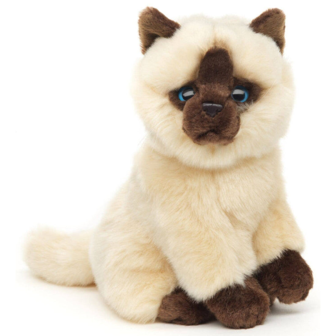 Uni Toys Siamese Cat 21cm Plush Toy