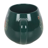 SD Green Sleeping Fox Rounded Mug