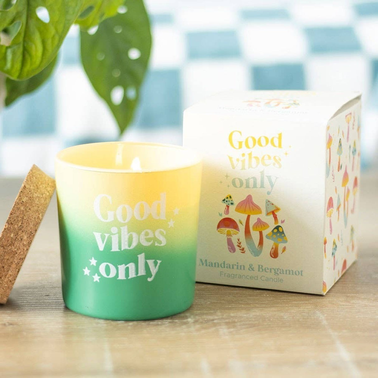 Something Different Good Vibes Only Mandarin & Bergamot Candle
