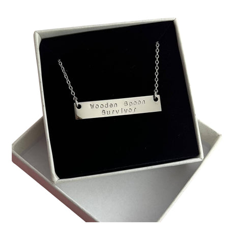 Rudies and Co Wooden Spoon Survivor Necklace