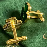 CastleKnock Designs Shamrock Cufflinks