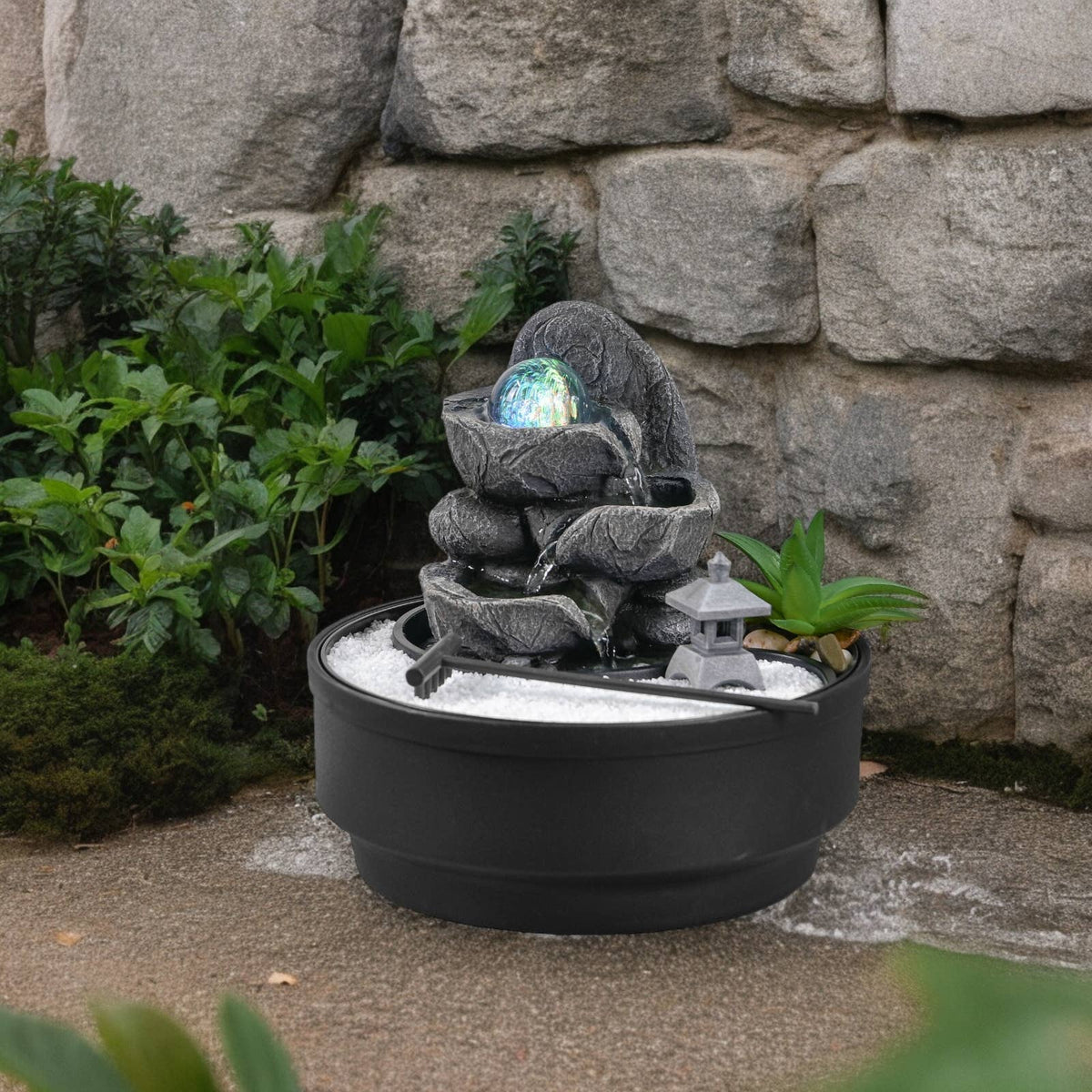 Zen Aroma Zen Garden & Bogota Indoor Fountain
