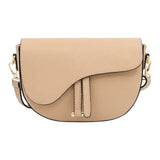Nanabags Leather Saddle Crossbody Bag