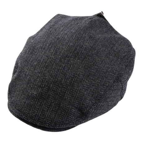 Boru Tweed Cap Grey Herringbone