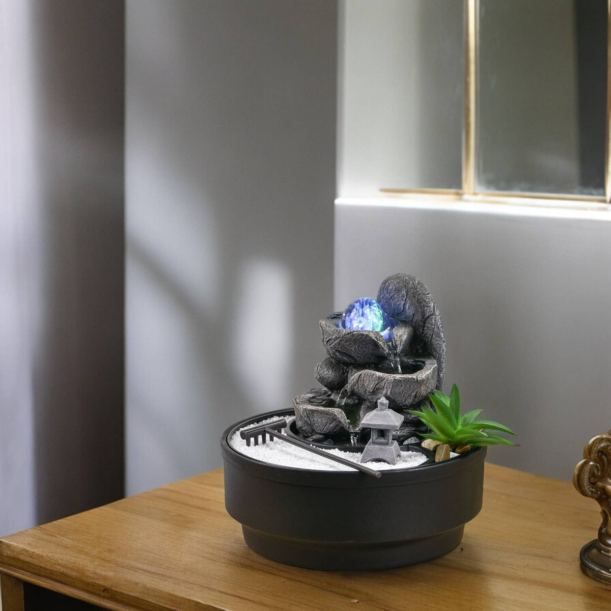 Zen Aroma Zen Garden & Bogota Indoor Fountain