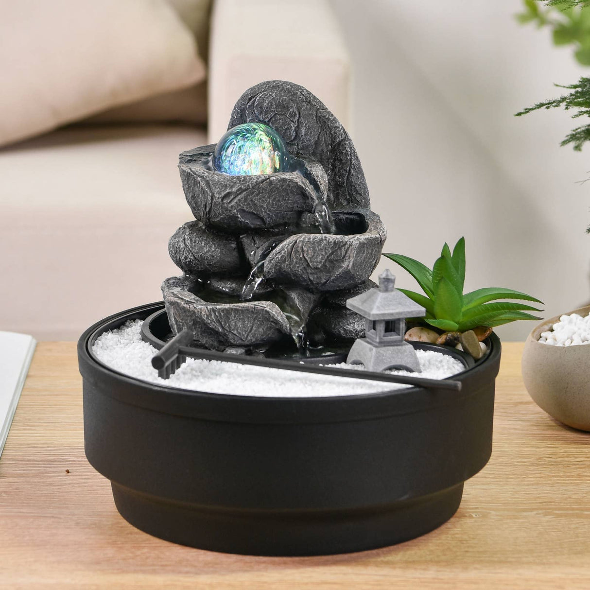 Zen Aroma Garden & Bogota Indoor Fountain