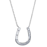 Reeves Pave Horseshoe Necklace