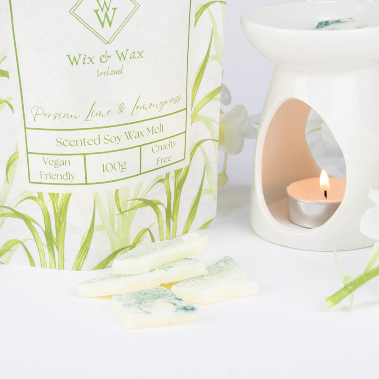 Wix & Wax Persian Lime & Lemongrass Brittle Wax Melt