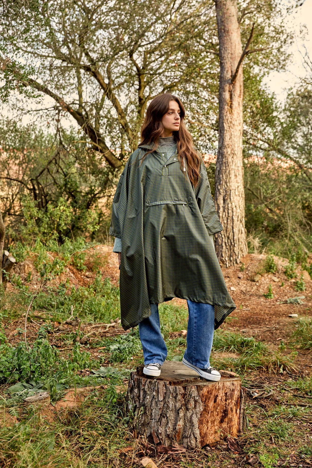 CLIMA C-Collection “Tartan” Foldable Waterproof Poncho