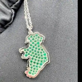 CastleKnock Designs Ireland Map Necklace