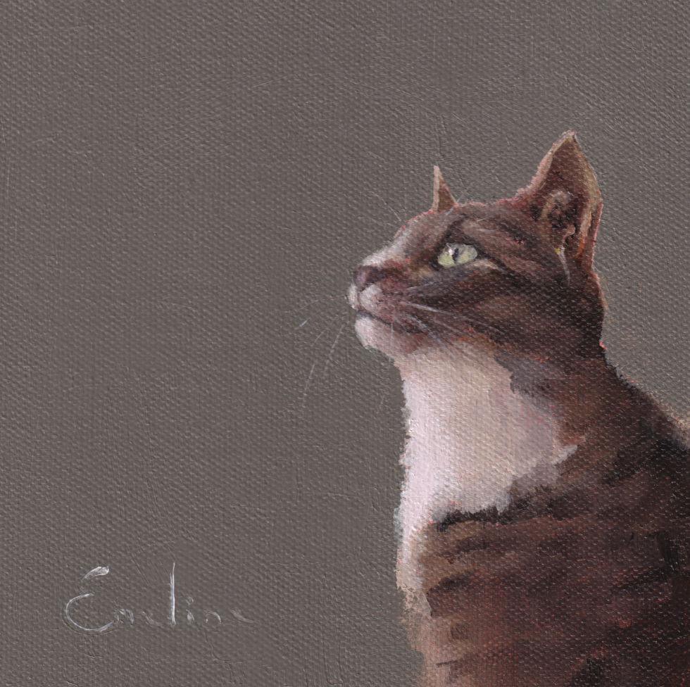 Emeline Watchorn Tabby Cat Greeting Card