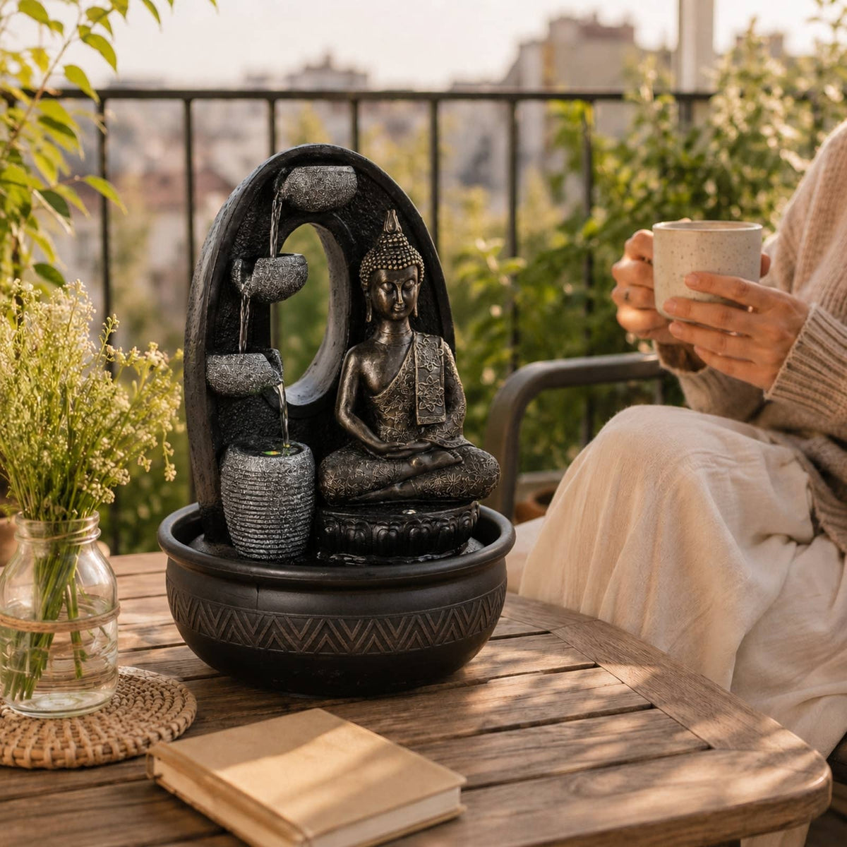 Zen Aroma Buddha Fountain Harmony