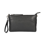 RB Italy Full Grain Leather Crossbody Bag - Black