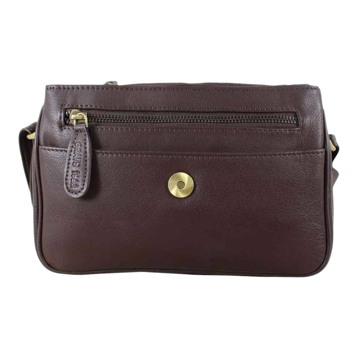 Grays 1922 Isla Shoulder Bag with Snaffle - Brown Leather