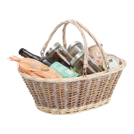 Deffrennes Oval Natural Wicker Basket