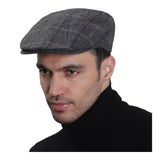 Boru Tweed Traditional Tweed Cap Grey