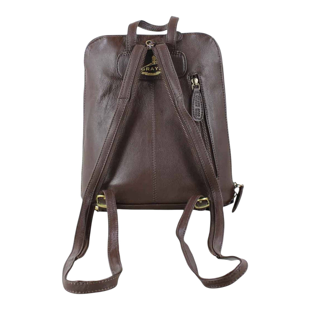 Grays 1922 Edith Rucksack with Snaffle - Brown Leather
