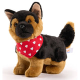 Uni Toys German Shepherd with Scarf 26cm Plush Toy