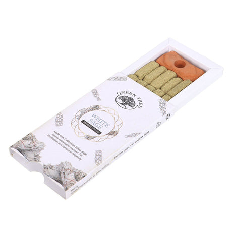 Green Tree Smudge Bricks with Holder