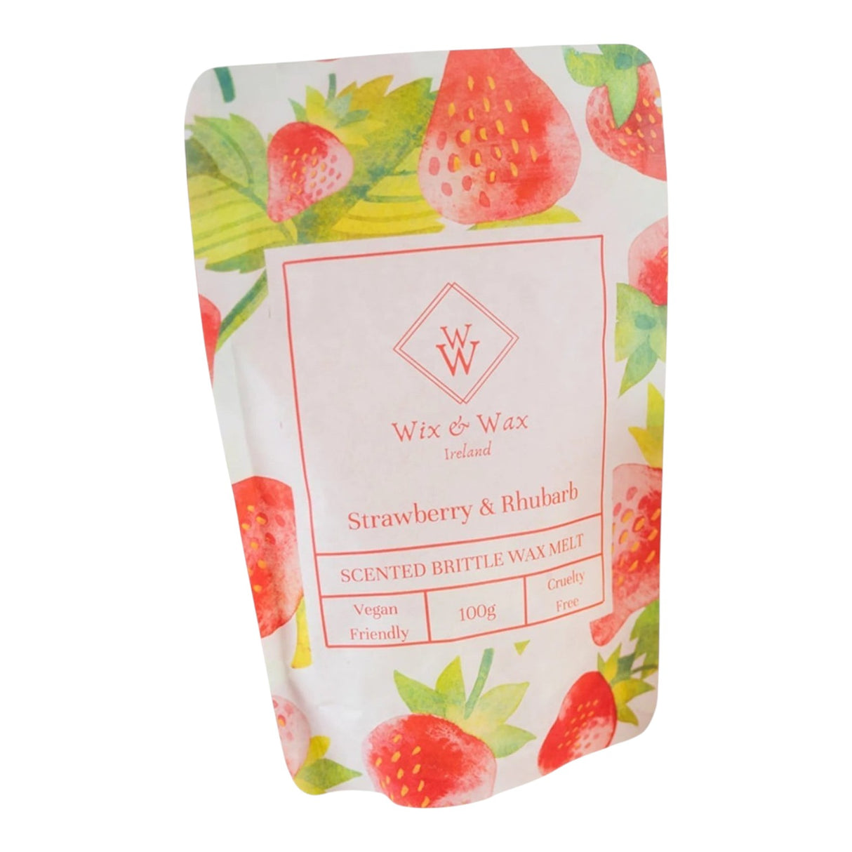 Wix & Wax Strawberry & Rhubarb Brittle Wax Melt