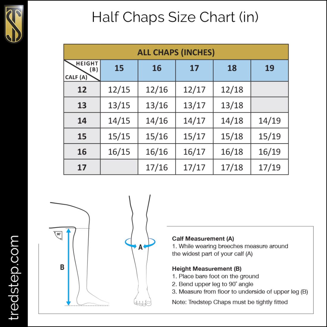 Tredstep Medici Air Half Chap