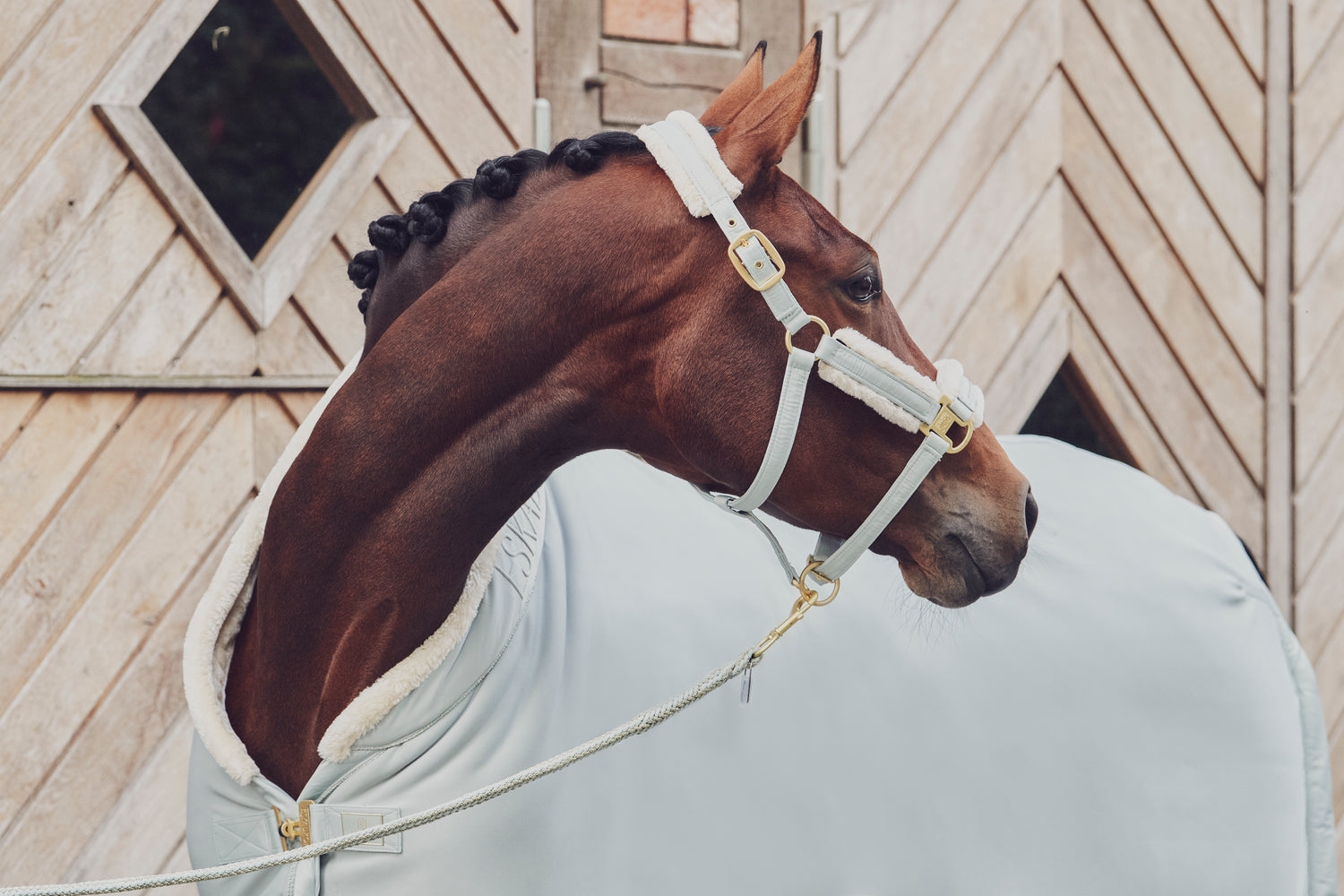 Eskadron Doublepin Faux Fur Headcollar