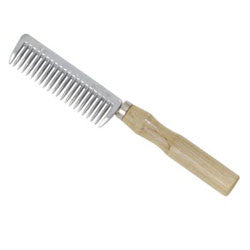 Mane Comb With Wooden Handle - Connemara Horse & Country